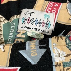 Reyn Spooner Aloha Men's Size Large All Over Hawaiian Short Sleeve Shirt‎